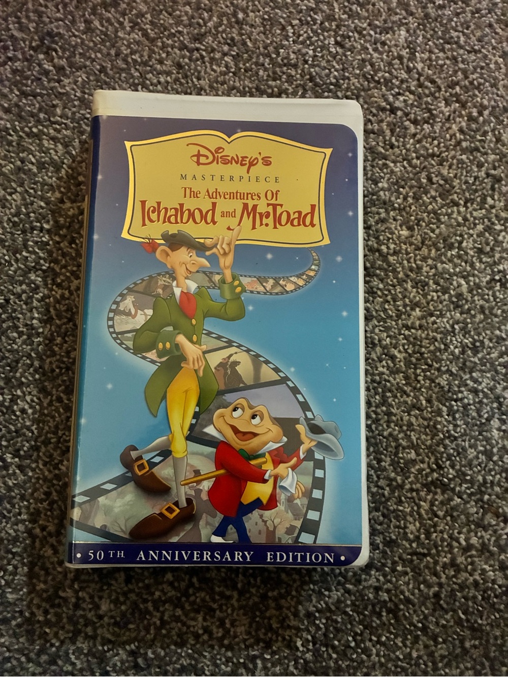 Disney's The Adventures of Ichabod and Mr. Toad VHS 50th Anniversary Edition